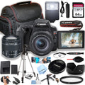 DSLR Camera with 18-55mm Zoom Lens and 32pc Bundle S36382