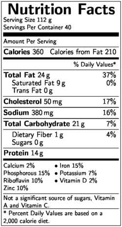 40 per Case 4 Ounce Country Fried Beef Steak Q359035