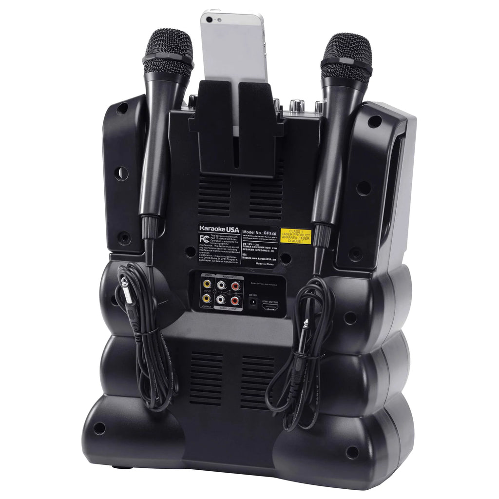 35-Watt Karaoke System with 7" TFT Digital Color Screen, 2 Microphones R3914
