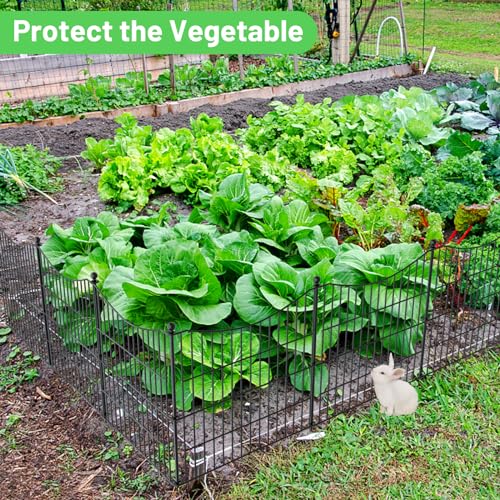 24 in(H) X 10 ft(L) Rustproof Metal Wire Garden Fence U1051