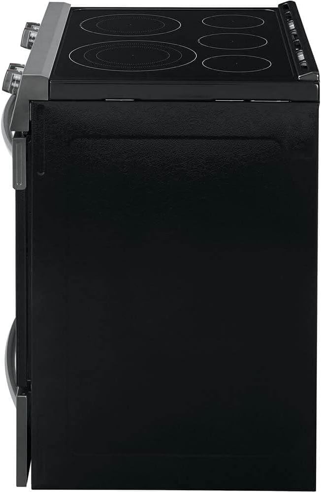30" Electric Range with 5 Elements in Black Stainless Steel F595556