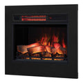 23-in 3D Infrared Fireplace Insert & Flush Mount Kit I7357