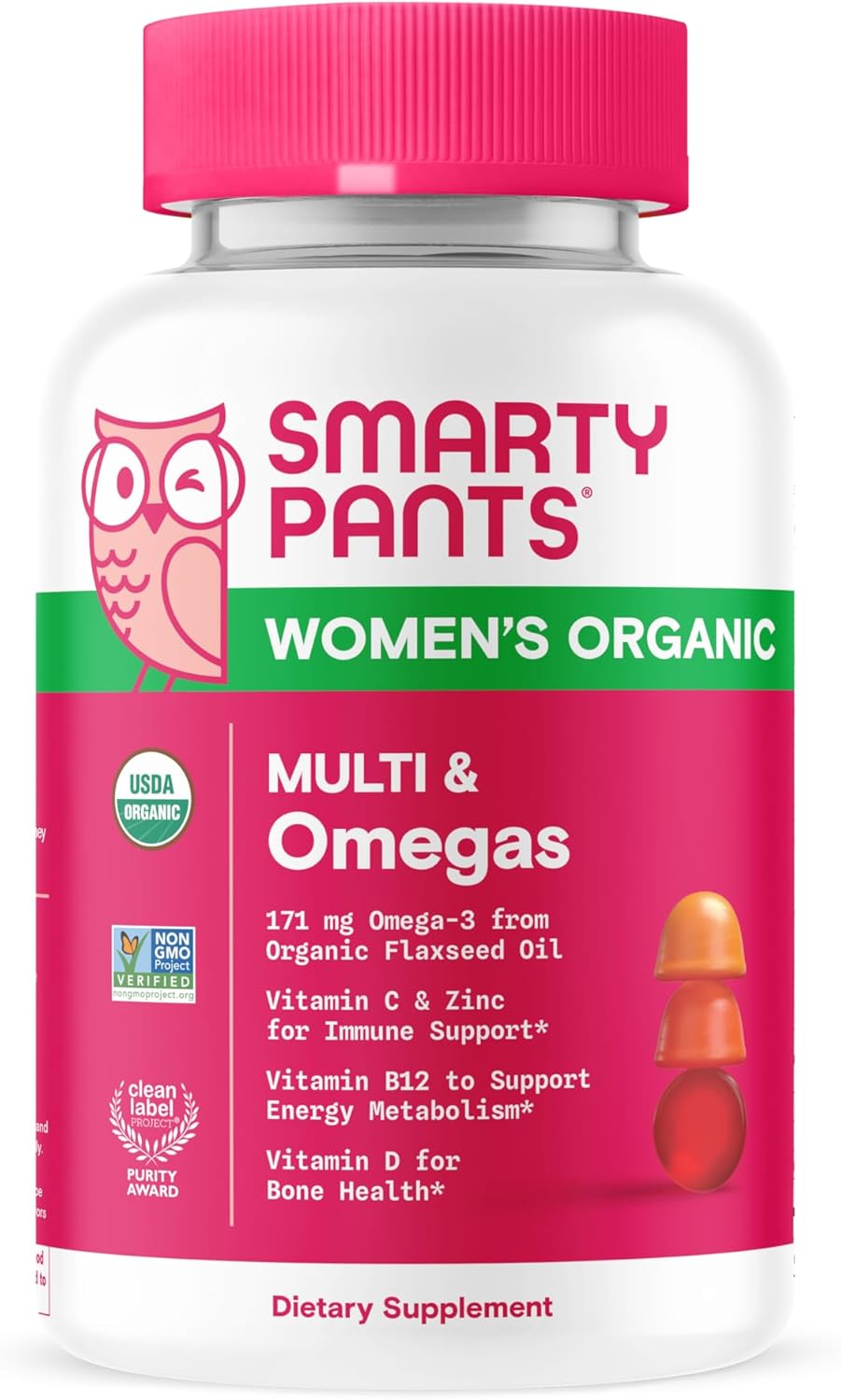 Organic Women's Multivitamin Gummies, 120 Count Z39754