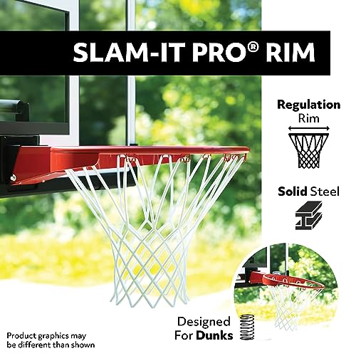 54-Inch Polycarbonate Adjustable Basketball Hoop N595