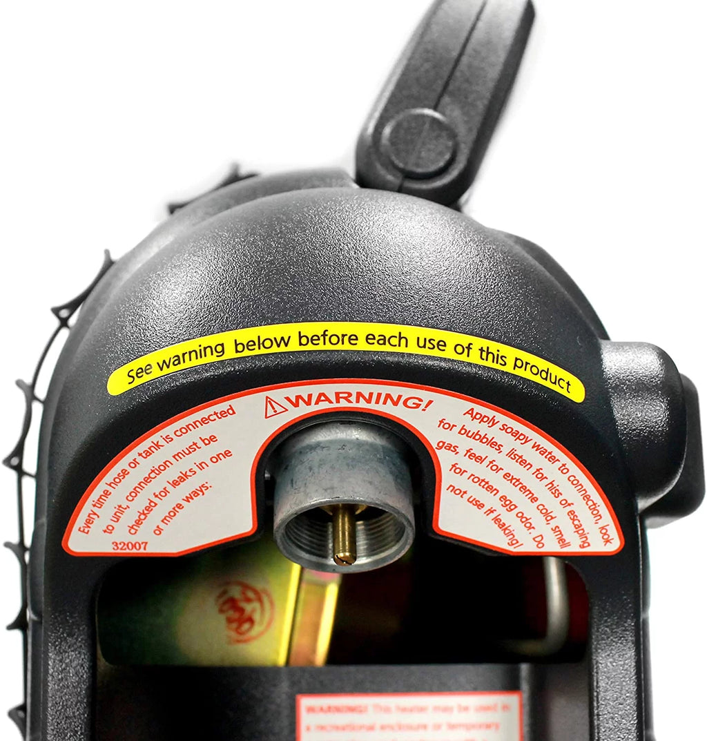 Red-Black Portable Propane Radiant Heater F68915