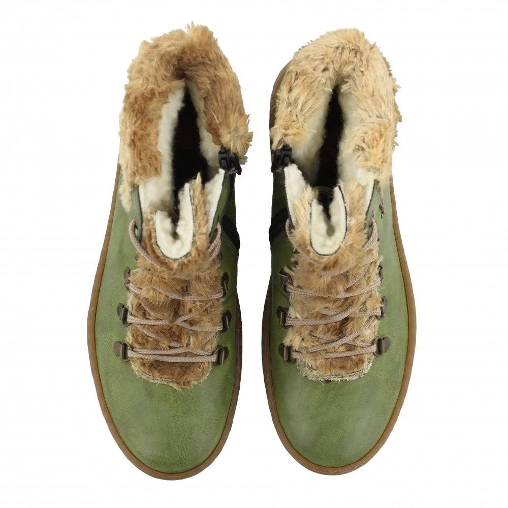 Green Rieker Shoes L7101