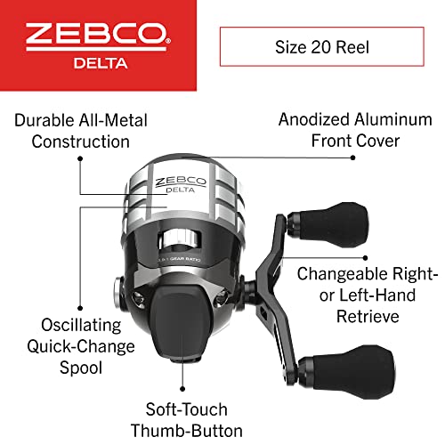 Zebco Delta Spincast Fishing Reel P6092