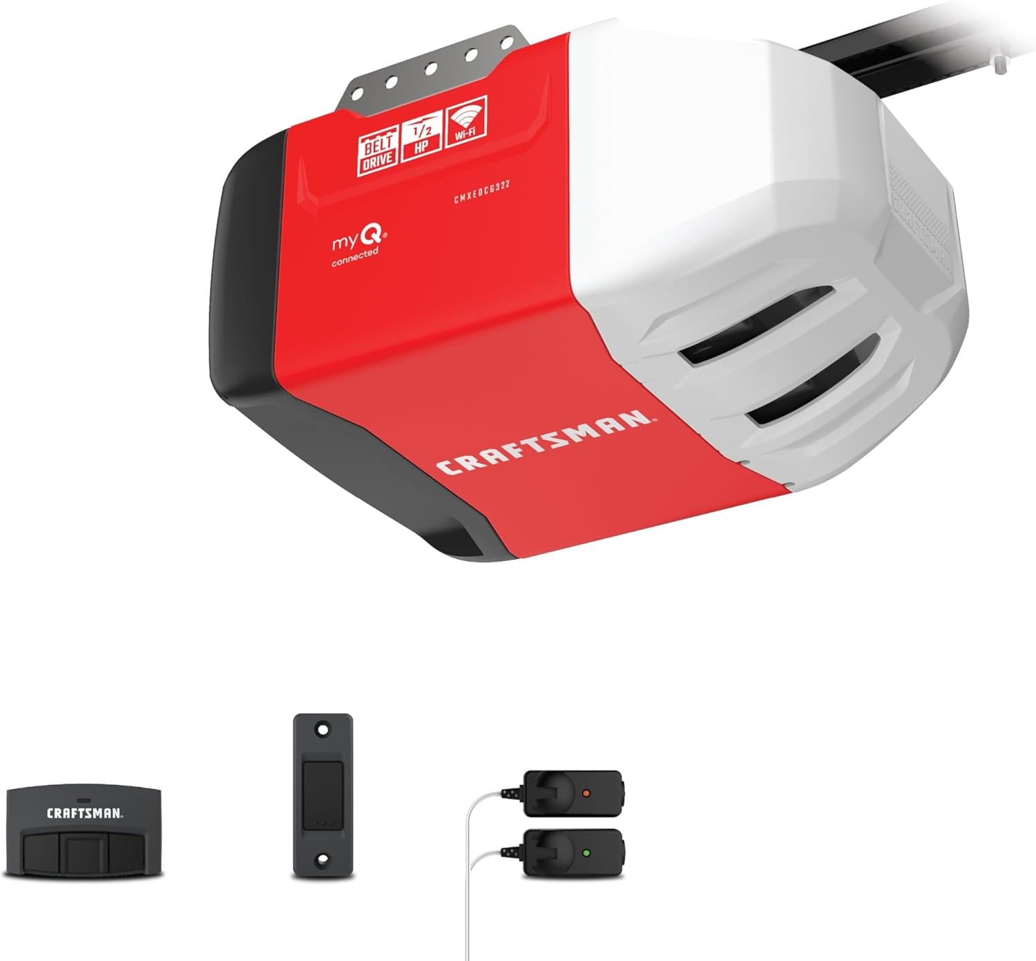 1/2-HP Smart Belt Drive Garage Door Opener K821911