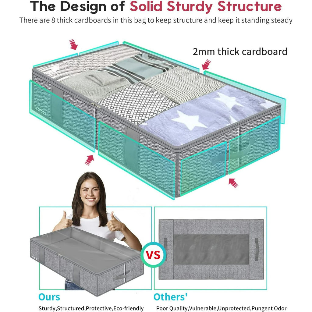 Breathable Zippered Storage Bag with Clear Window L744