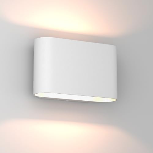 Black LED Wall Sconces 1 Pack Hardwired Up and Down Wall Mount Light Warm White 3000K with G9 Bulbs R66018