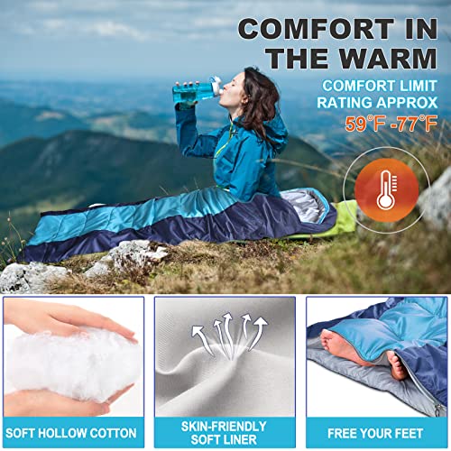 Ultralight 4 Season Waterproof Compact Cotton Sleeping Bag T6706