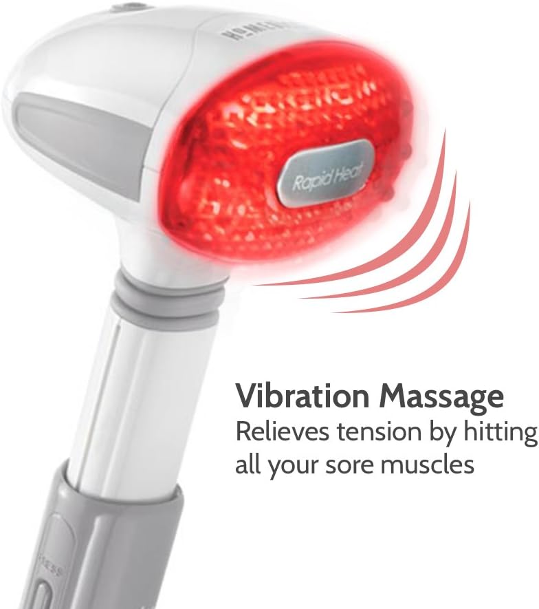 Adjustable Handle Heated Massager X174