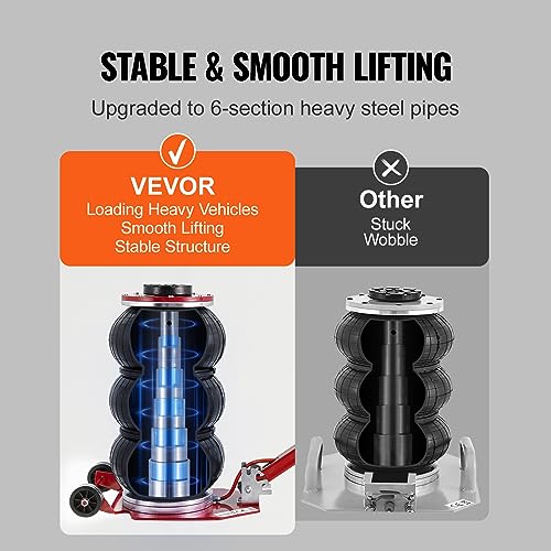 3 Ton Triple Bag Air Jack with Six Steel Pipes P20344