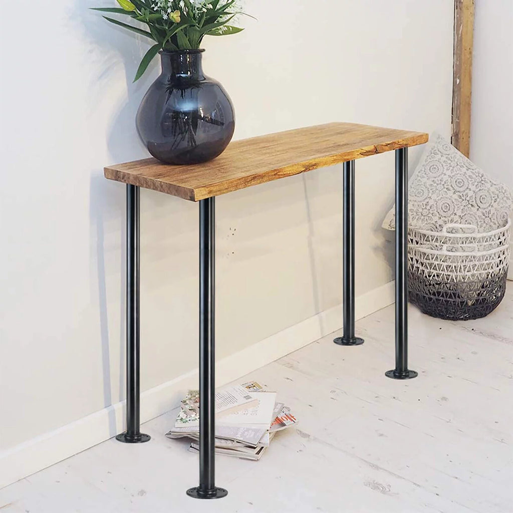 Black Metal Table Legs 4 Pack N450