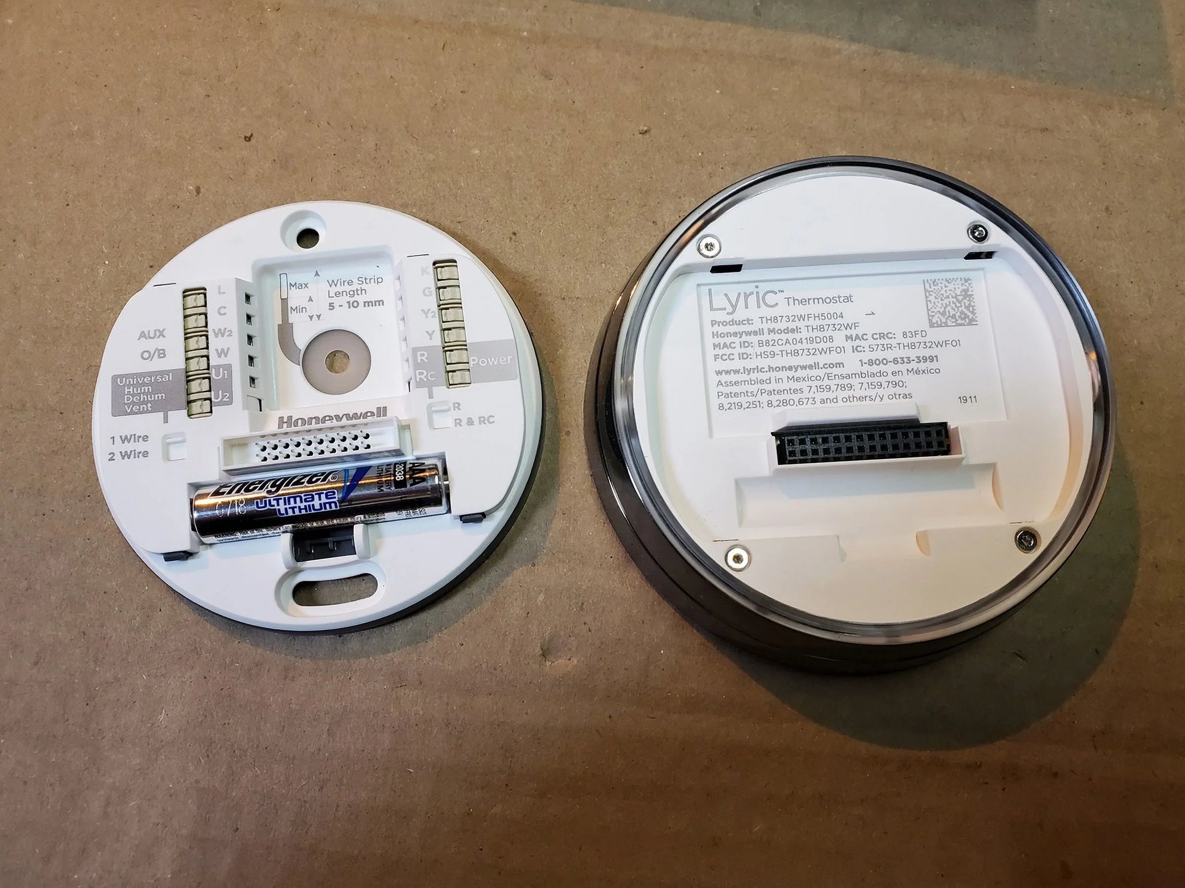 SMART ROUND WIFI PROGRAMMABLE THERMOSTAT A432227