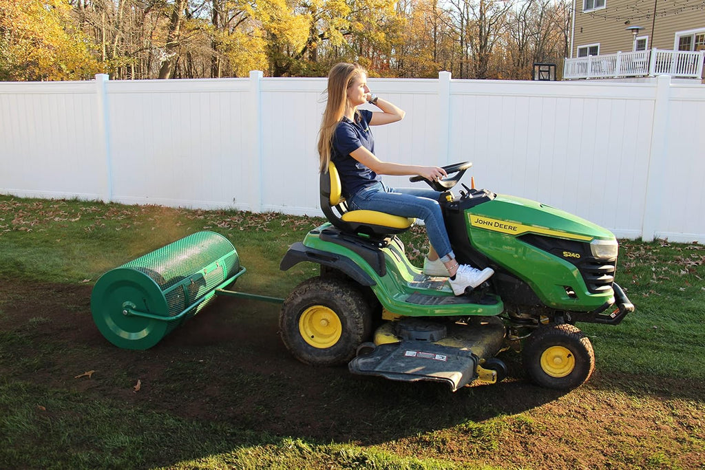 44 Inch Heavy Duty Metal Mesh Push Spreader W184