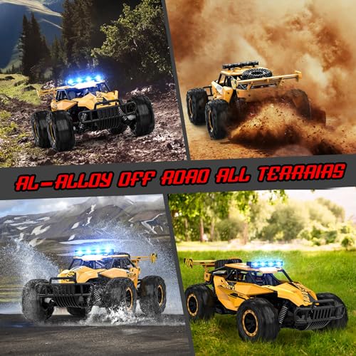 2.4GHz 1:12 Monster RC Truck with LED Headlight and Rechargeable Battery T945459