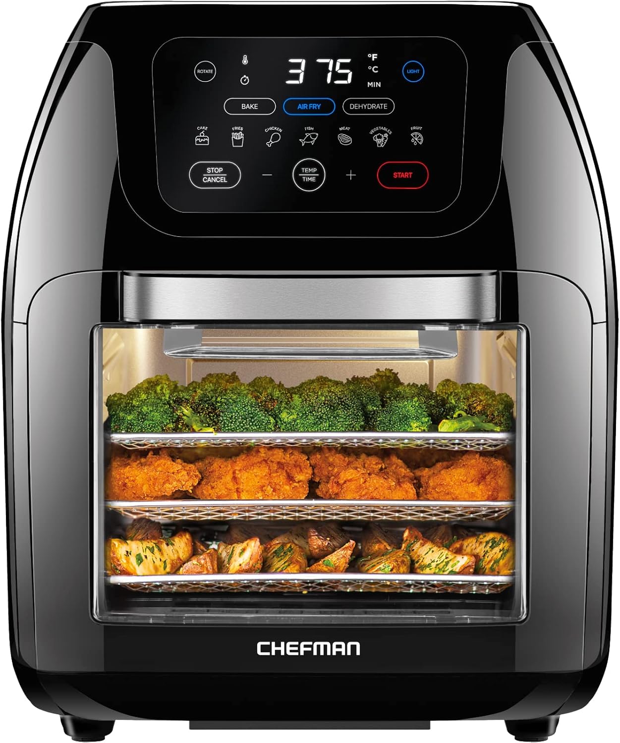 10L 3.6Qt Air Fryer with Rotisserie Dehydrator L7586