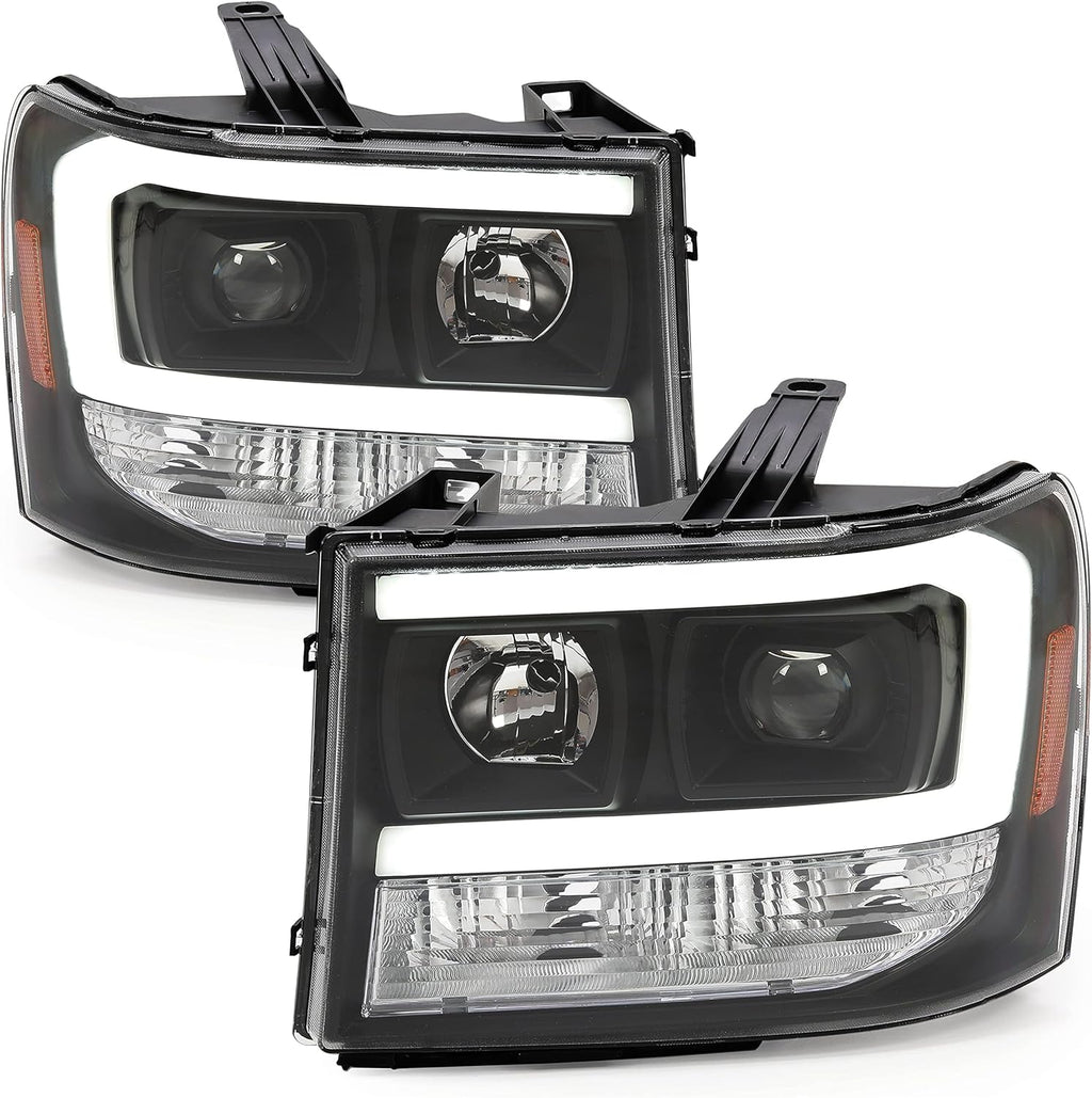 Clear Lens Black Housing LED Projector Headlights H1135