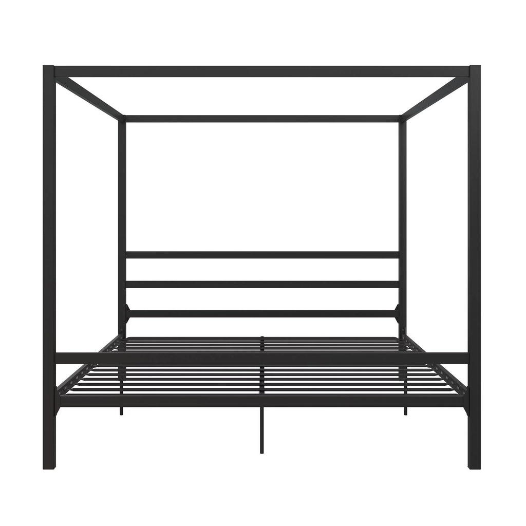 Black King Metal Platform Bed Frame J712770