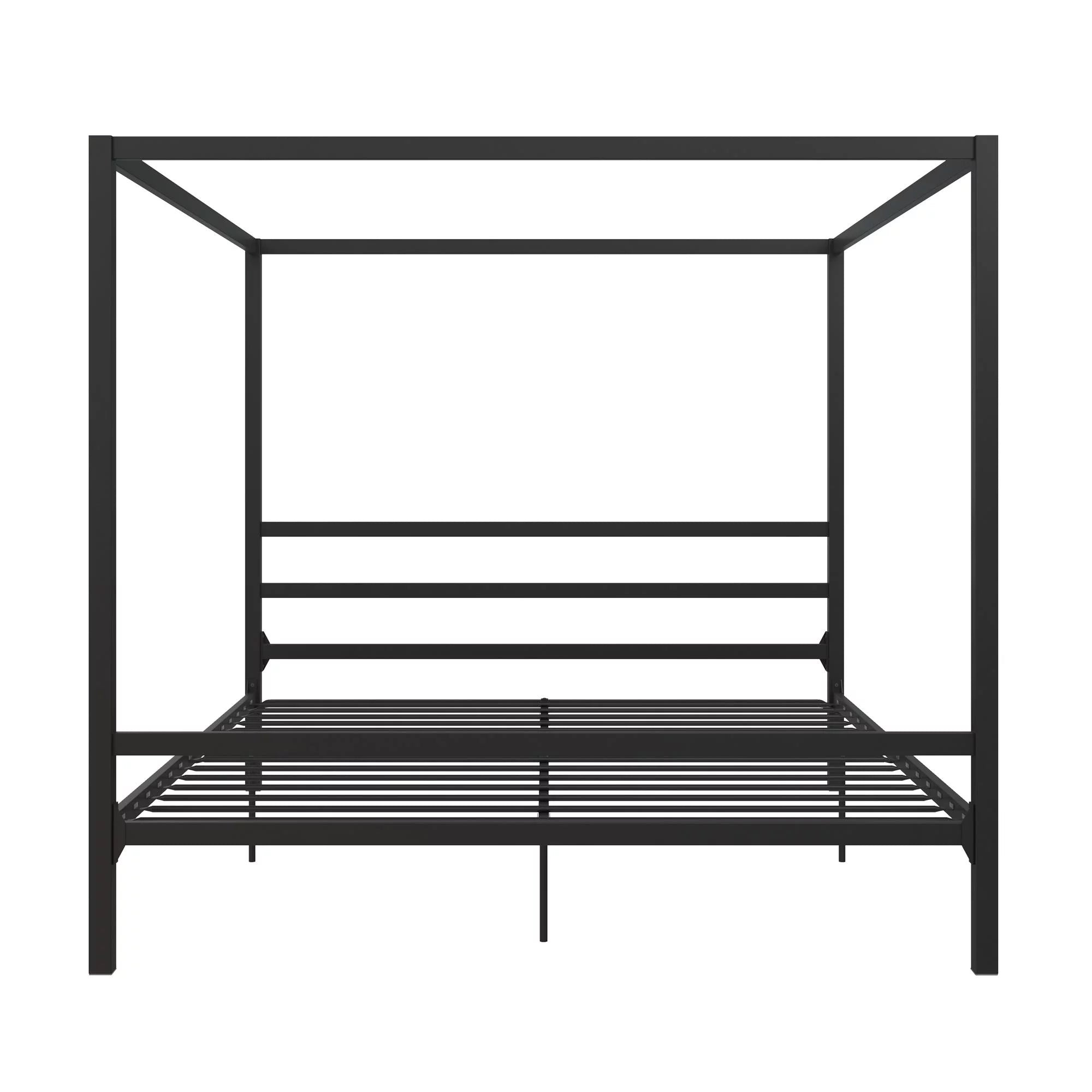Black King Metal Platform Bed Frame J712770