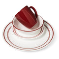 16-Piece Red Dinnerware Set W3423