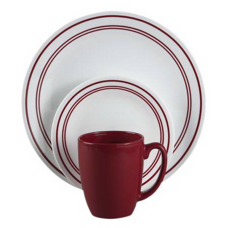 16-Piece Red Dinnerware Set W3423