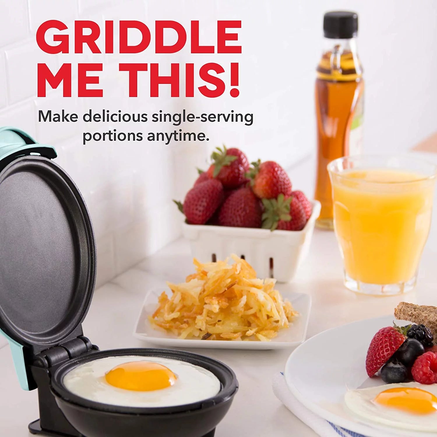 Mini Maker Electric Round Griddle A36097