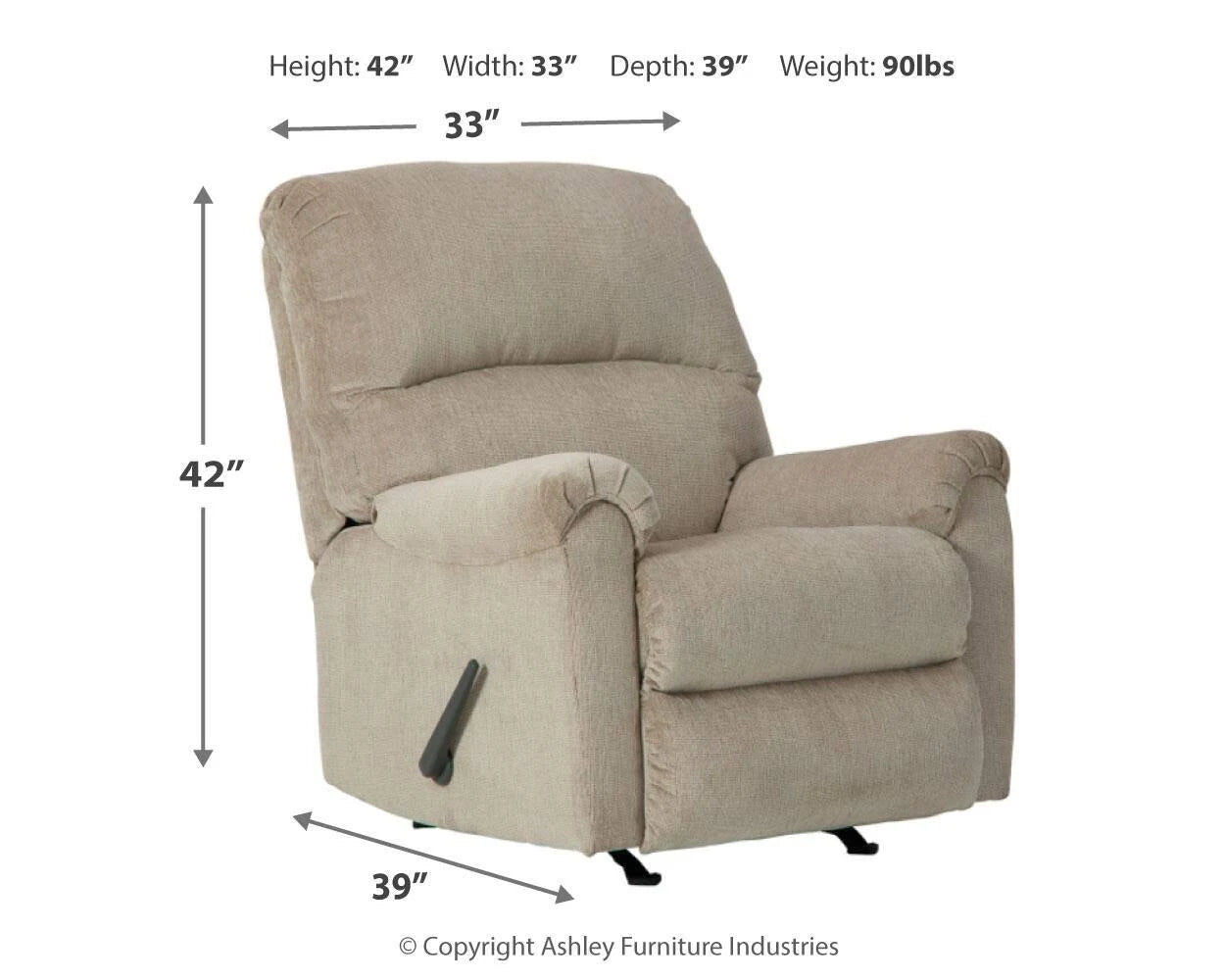 Sisal Rocker Recliner G993399