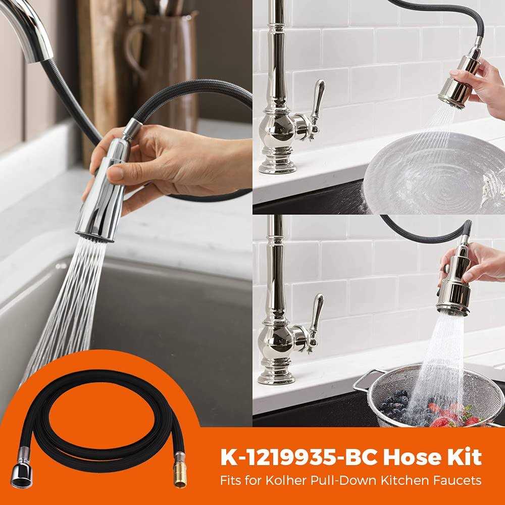 67-Inch Bright Hose Kit for Pull-Down Kitchen Faucet Q2925