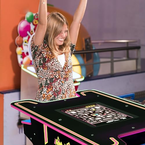Black 17-Inch LCD Arcade Table with 12 Games I65337