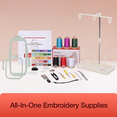 4 x 9.25 Inch Large Hoop Computerized Embroidery Machine with 7 Inch LCD Color Touchscreen R136