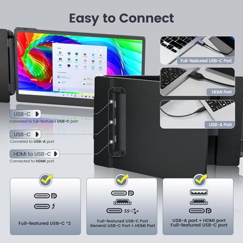12" FHD 1080P IPS Portable Monitor V330