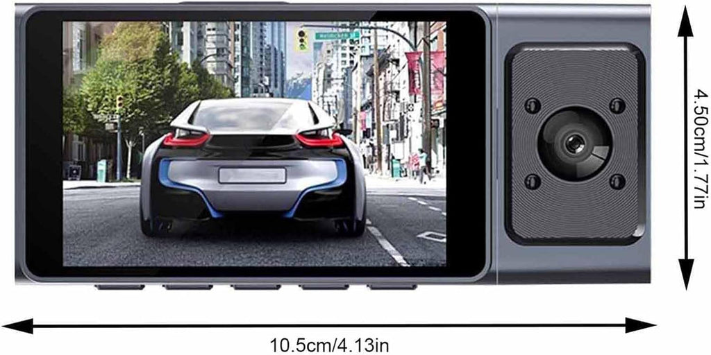 3 Channel Dash Cam with WiFi and Infrared Night Vision U963