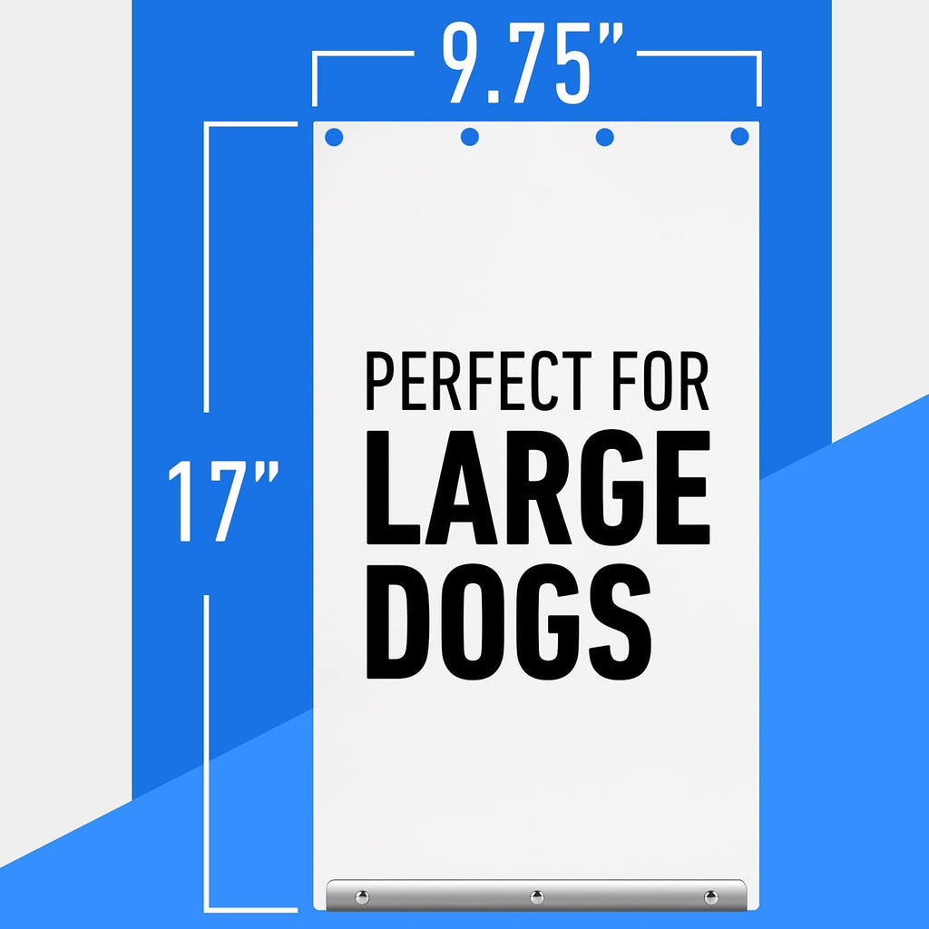 Weatherproof XL Replacement Dog Door Flap (9.75 x 17 in) H909