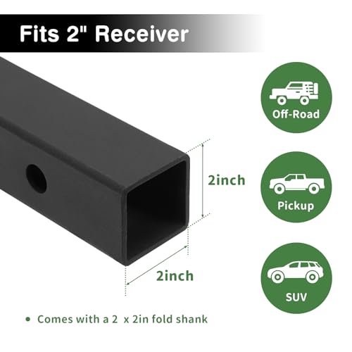 60"x24"x6" Folding Cargo Carrier Hitch Mount F654746