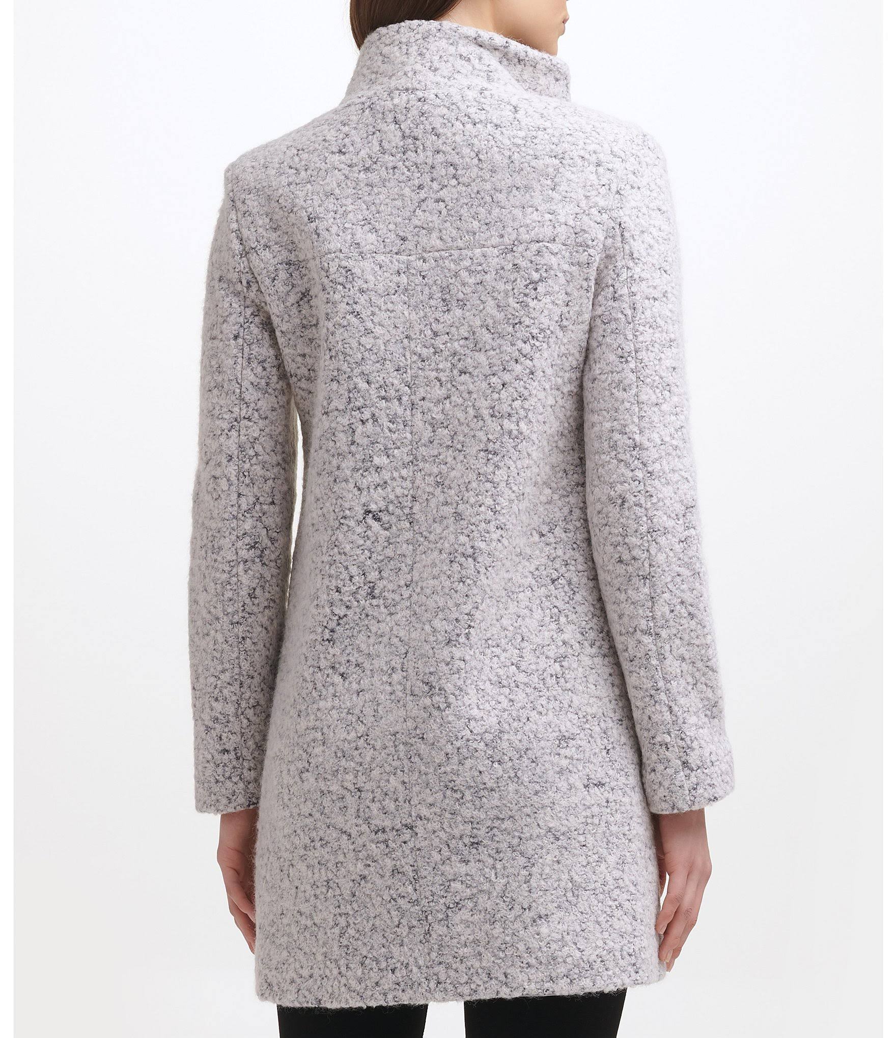 Asymmetrical Boucle Walker Coat Y988614