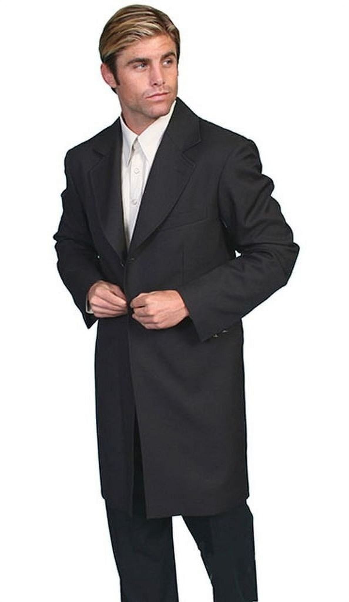 Mens Western Frock Coat with Back Vent Button Front P27249