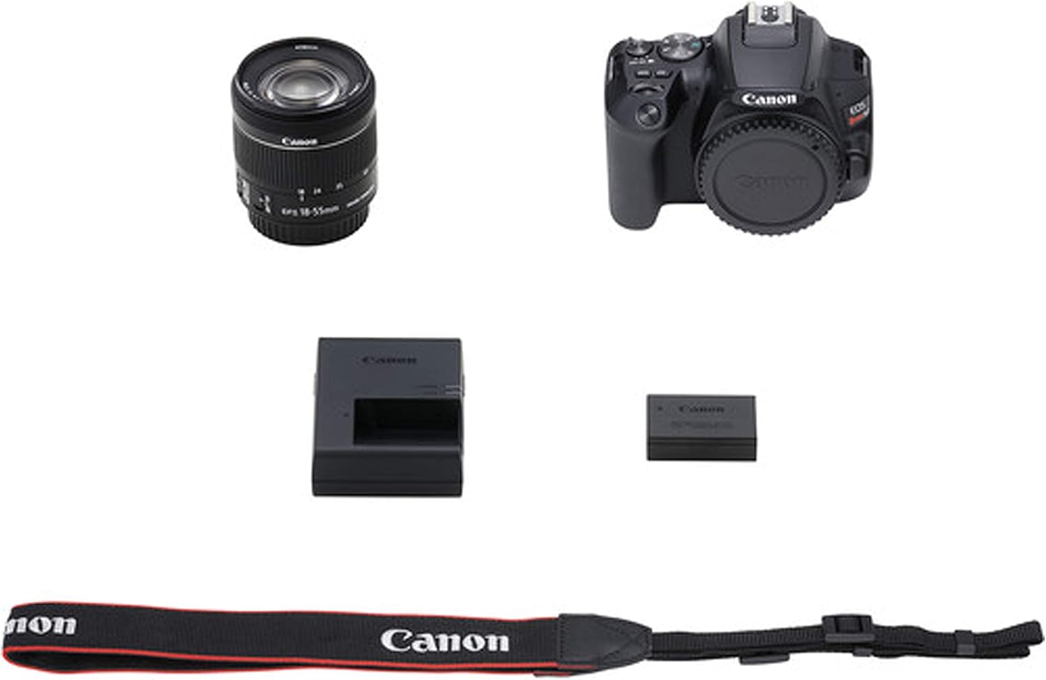 DSLR Camera with 18-55mm Zoom Lens and 32pc Bundle S36382