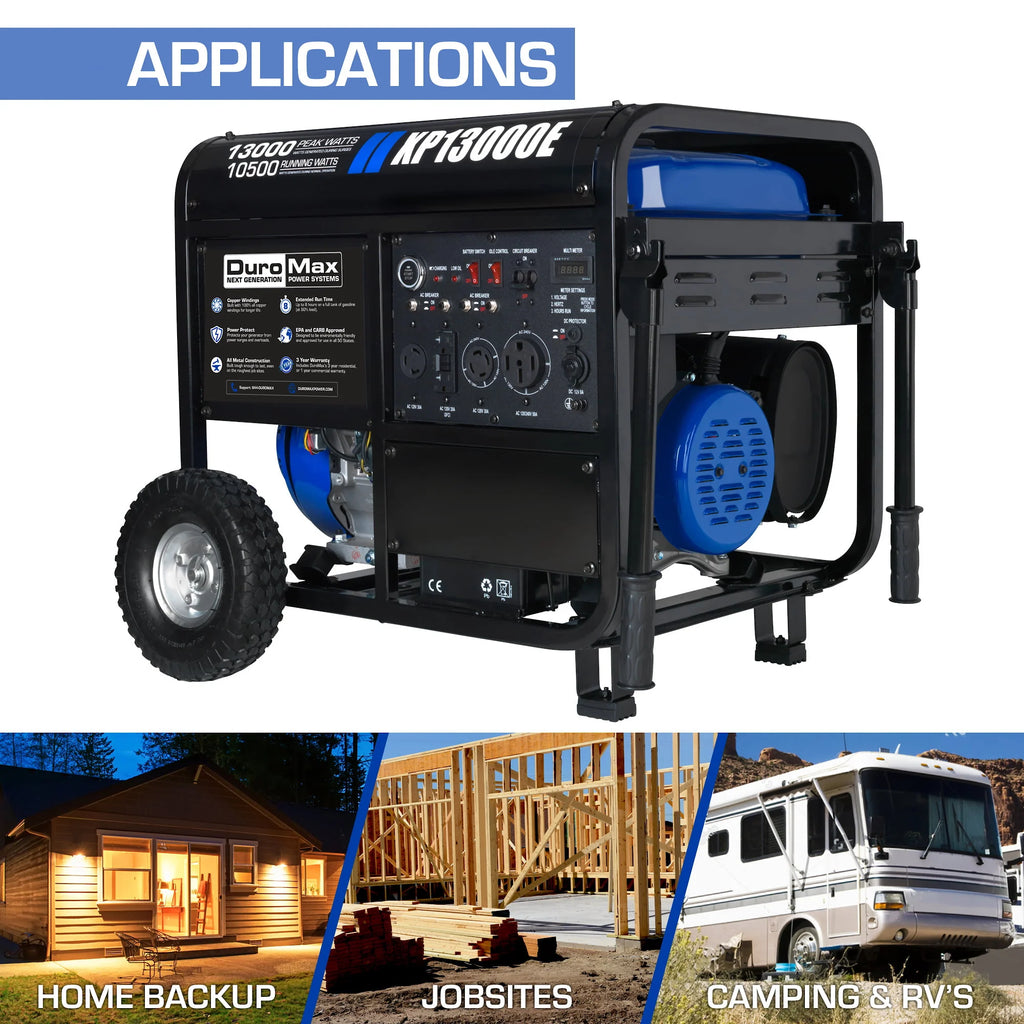 13,000 Watt Portable Gas Powered Generator Q703470