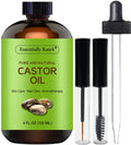 Castor Oil 4 oz 100% Pure Cold Pressed Hexane Free U4706