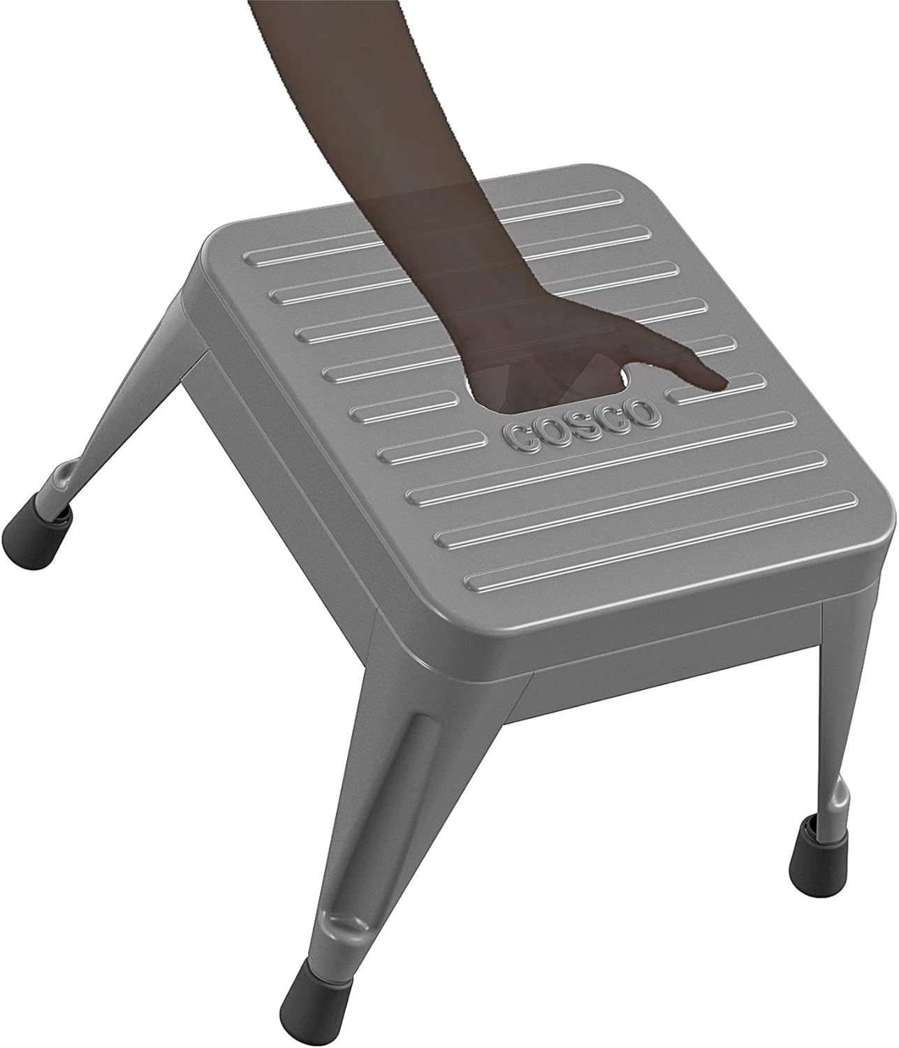 2 Pack Gray Steel Step Stool C199810