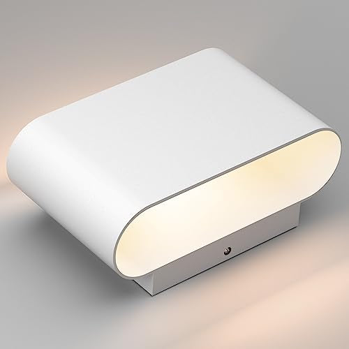 Black LED Wall Sconces 1 Pack Hardwired Up and Down Wall Mount Light Warm White 3000K with G9 Bulbs R66018