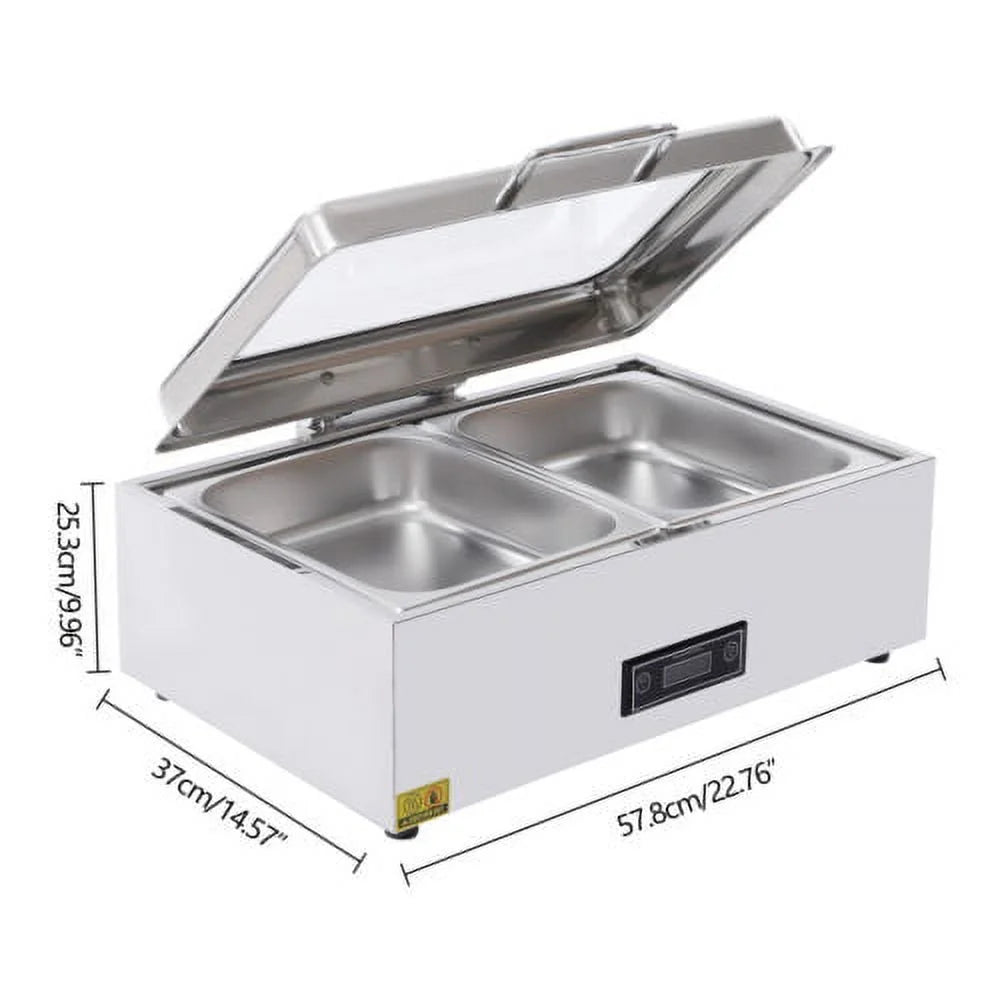 Stainless Steel 9QT Electric Chafing Dish L75421