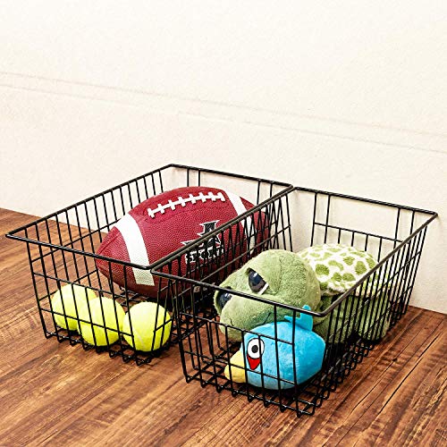17.5" 2Packs Wire Metal Freezer Organizer Bins S981