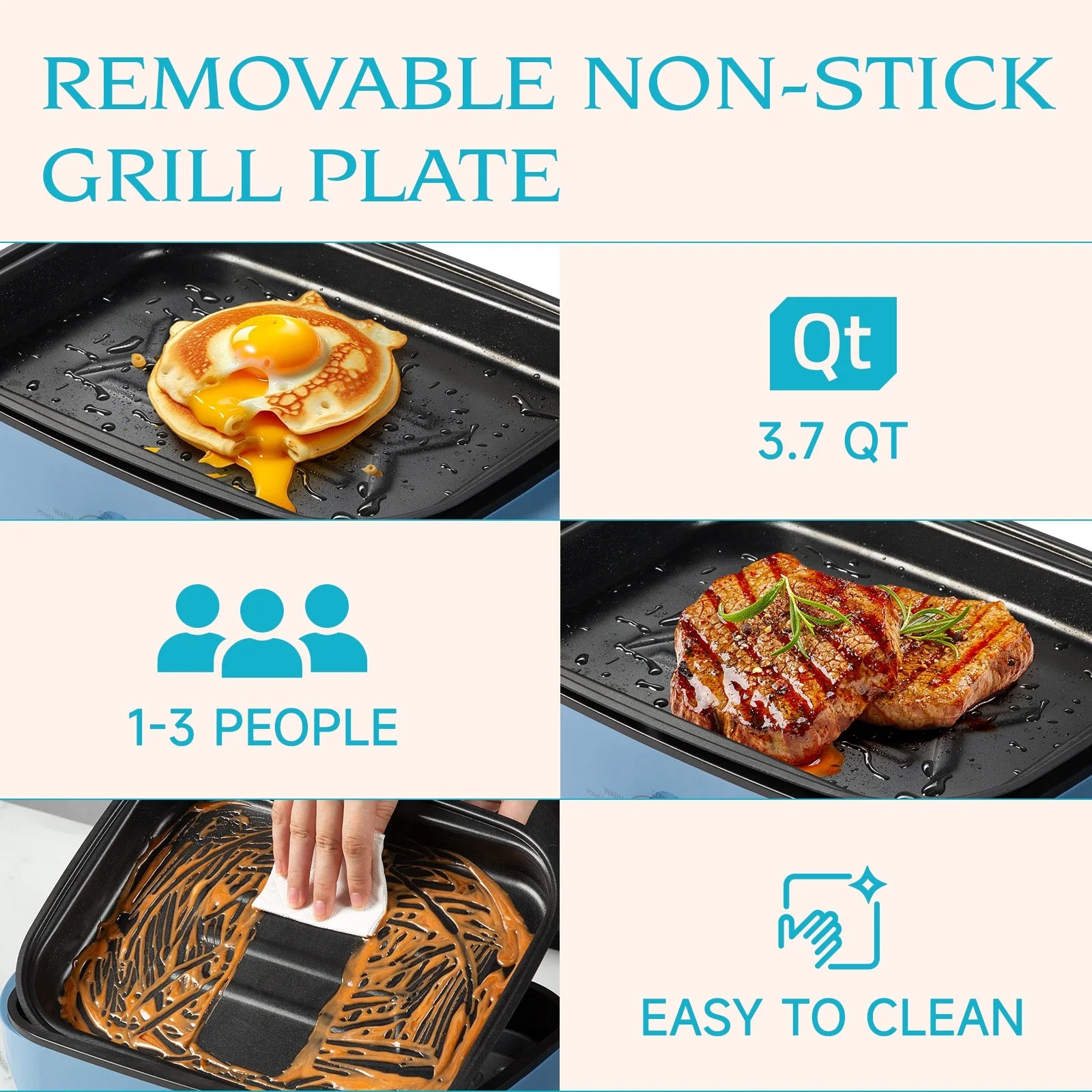 12-In-1 Electric Indoor Grill W54027