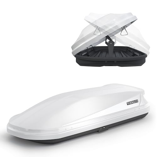 Heavy Duty Hard Shell Waterproof Rooftop Cargo Box, 62 x 31 x 15 Inches, 16 Cubic Feet I635