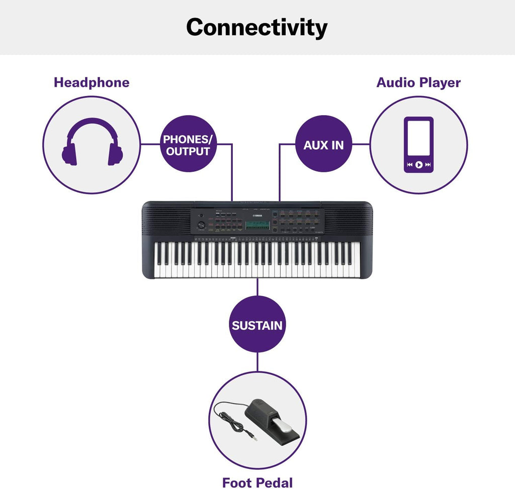 61-Key Portable Keyboard A353