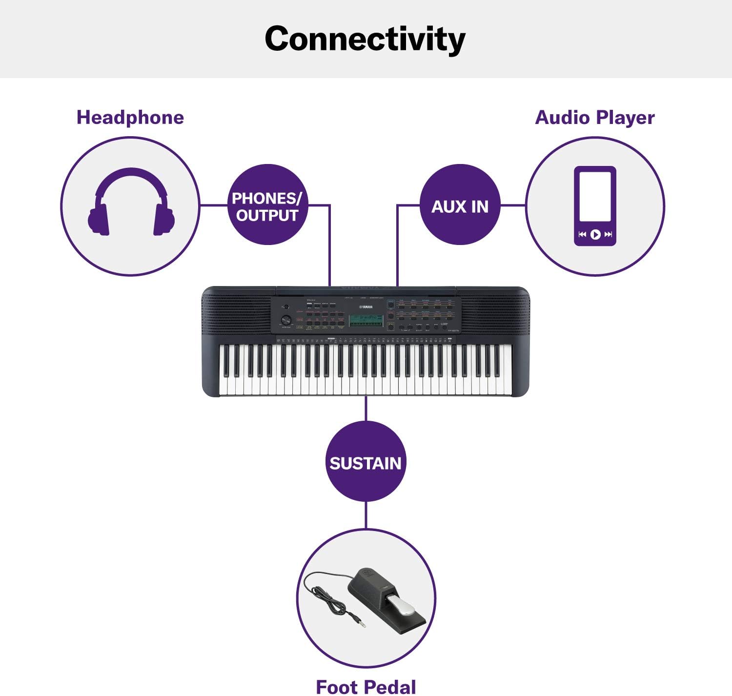 61-Key Portable Keyboard A353