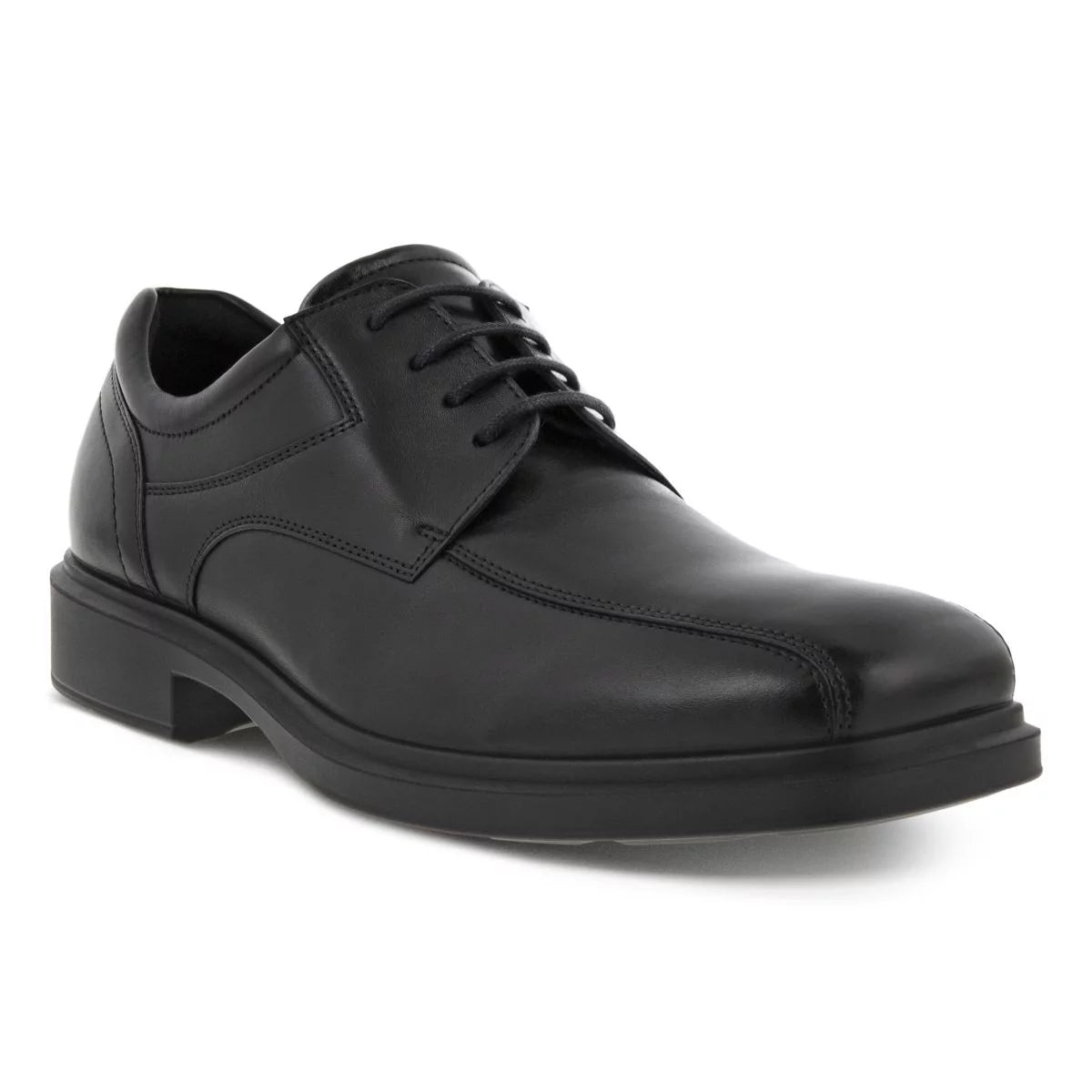 Black Leather Bike Toe Shoes S626750